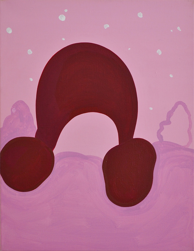 Tableau // Kuvaelma, 2009, acrylic on canvas, 65 x 50 cm