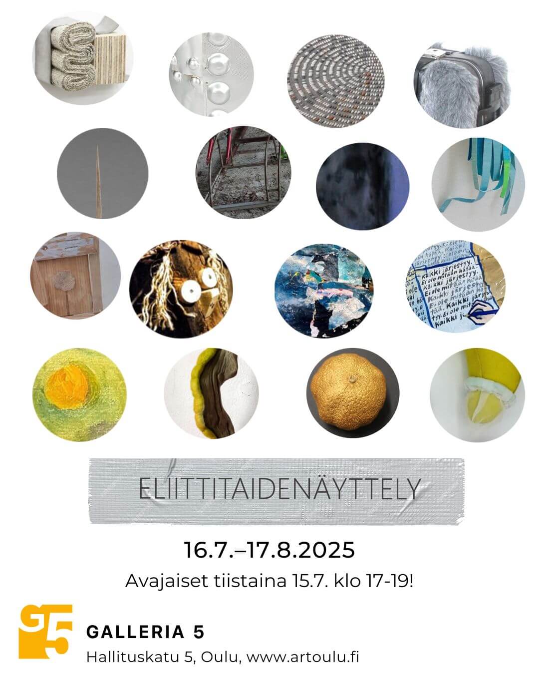 Eliittitaidenäyttely, Galleria 5, 2025