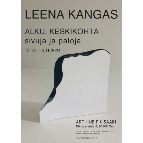 Leena Kangas: Alku, keskikohta, 2024